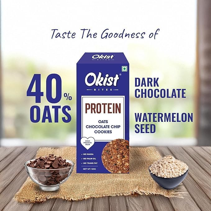 Protein Oats Chocolate Chip & Dryfruit Gondh/Dink Pack of 2
