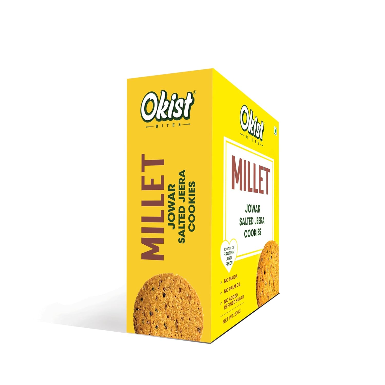 Millet Jowar Salted Jeera Cookies