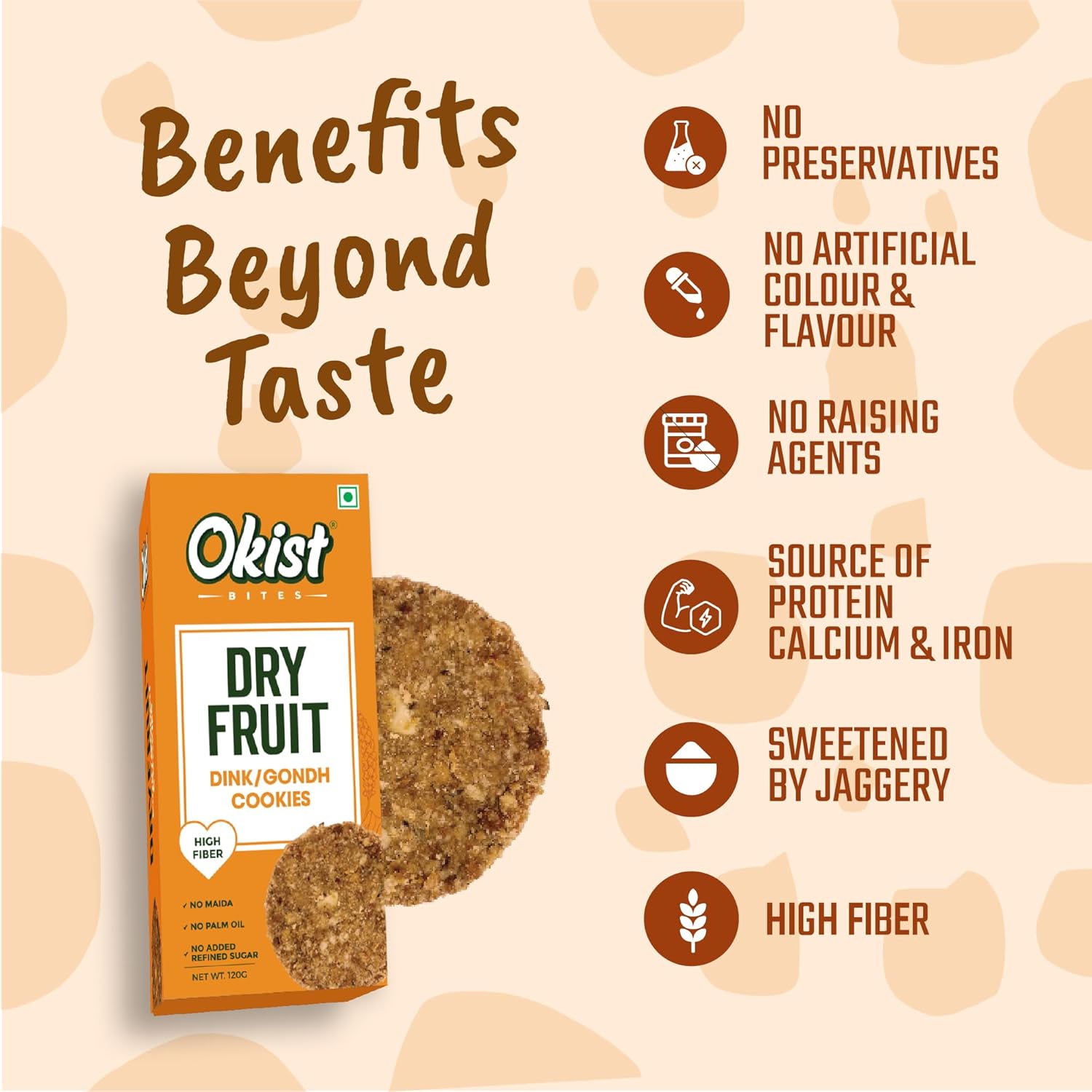 Dryfruit Gondh/Dink Cookies