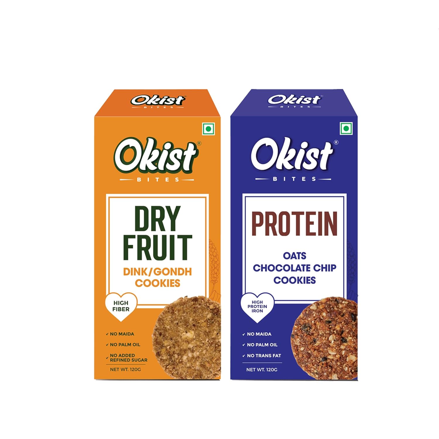 Protein Oats Chocolate Chip & Dryfruit Gondh/Dink Pack of 2