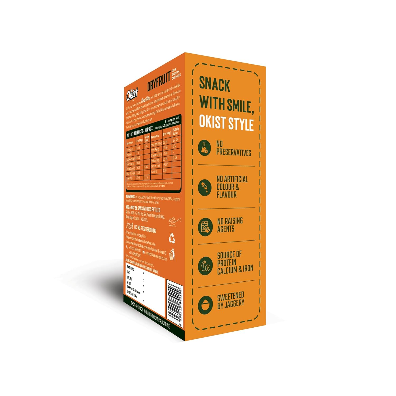 Dryfruit Gondh/Dink Cookies