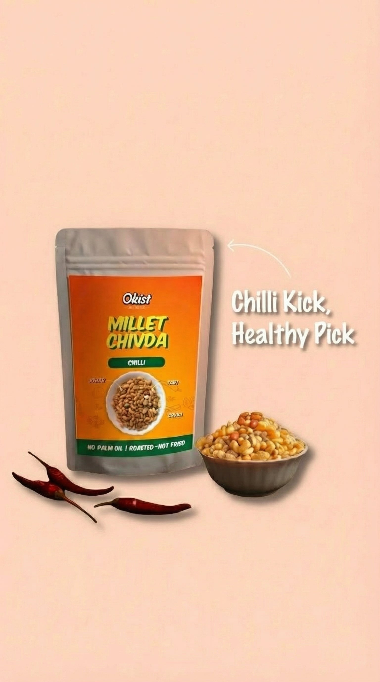 Okist Millet Chivda – Chilli