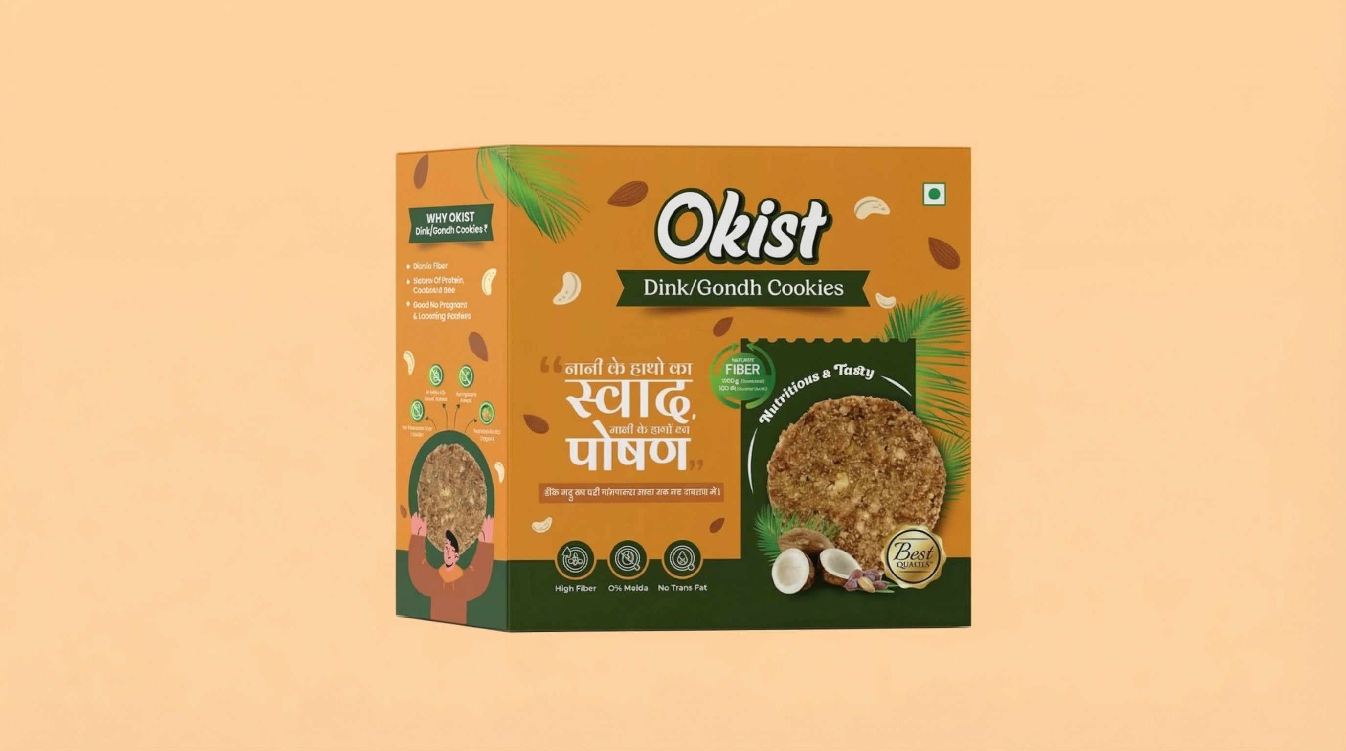 OKIST Dry Fruit Dink Gondh with Methi