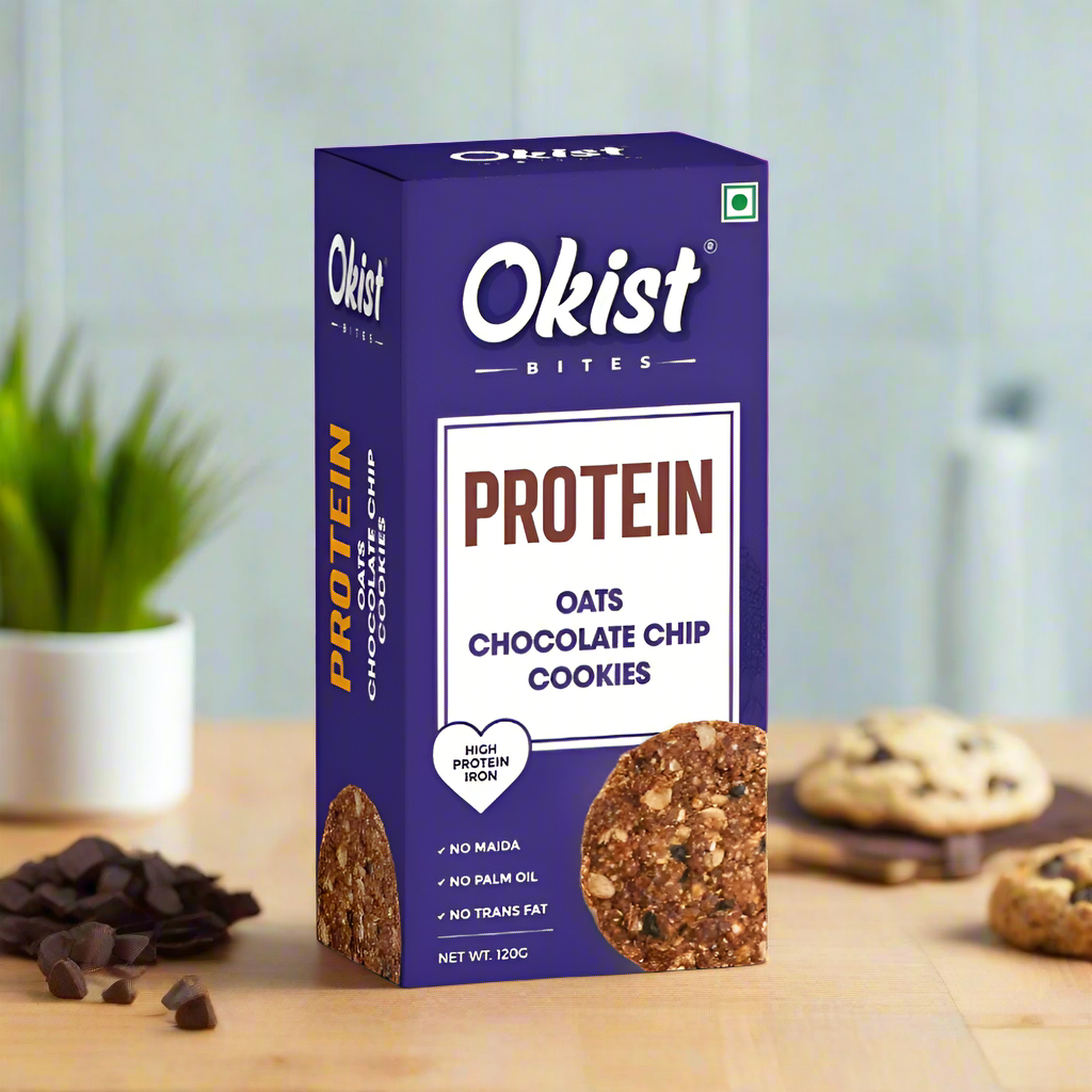 Protein Oats Chocolate Chip Cookies