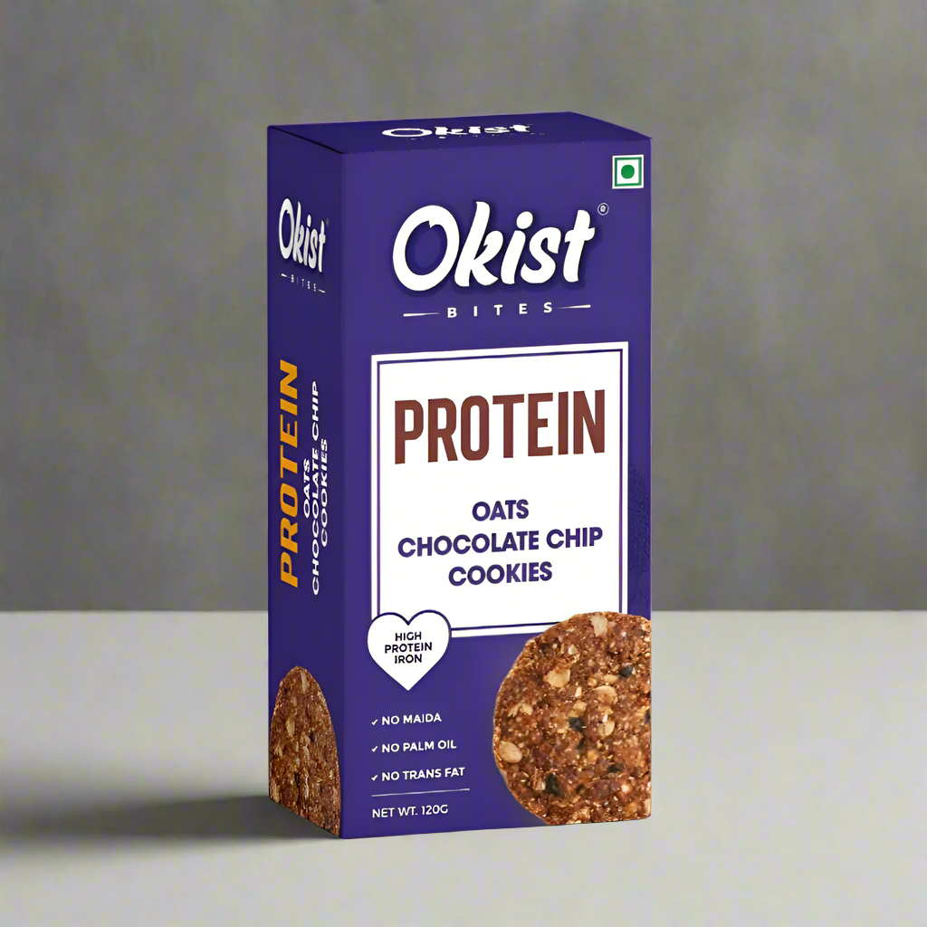 Protein Oats Chocolate Chip Cookies