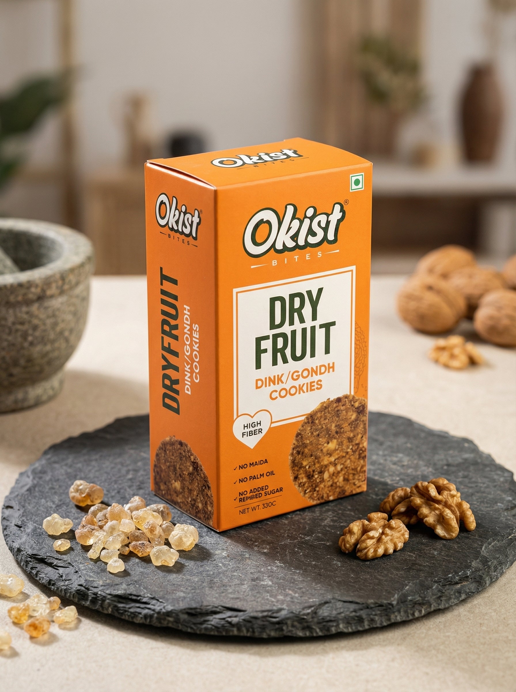 Dryfruit Gondh/Dink Cookies