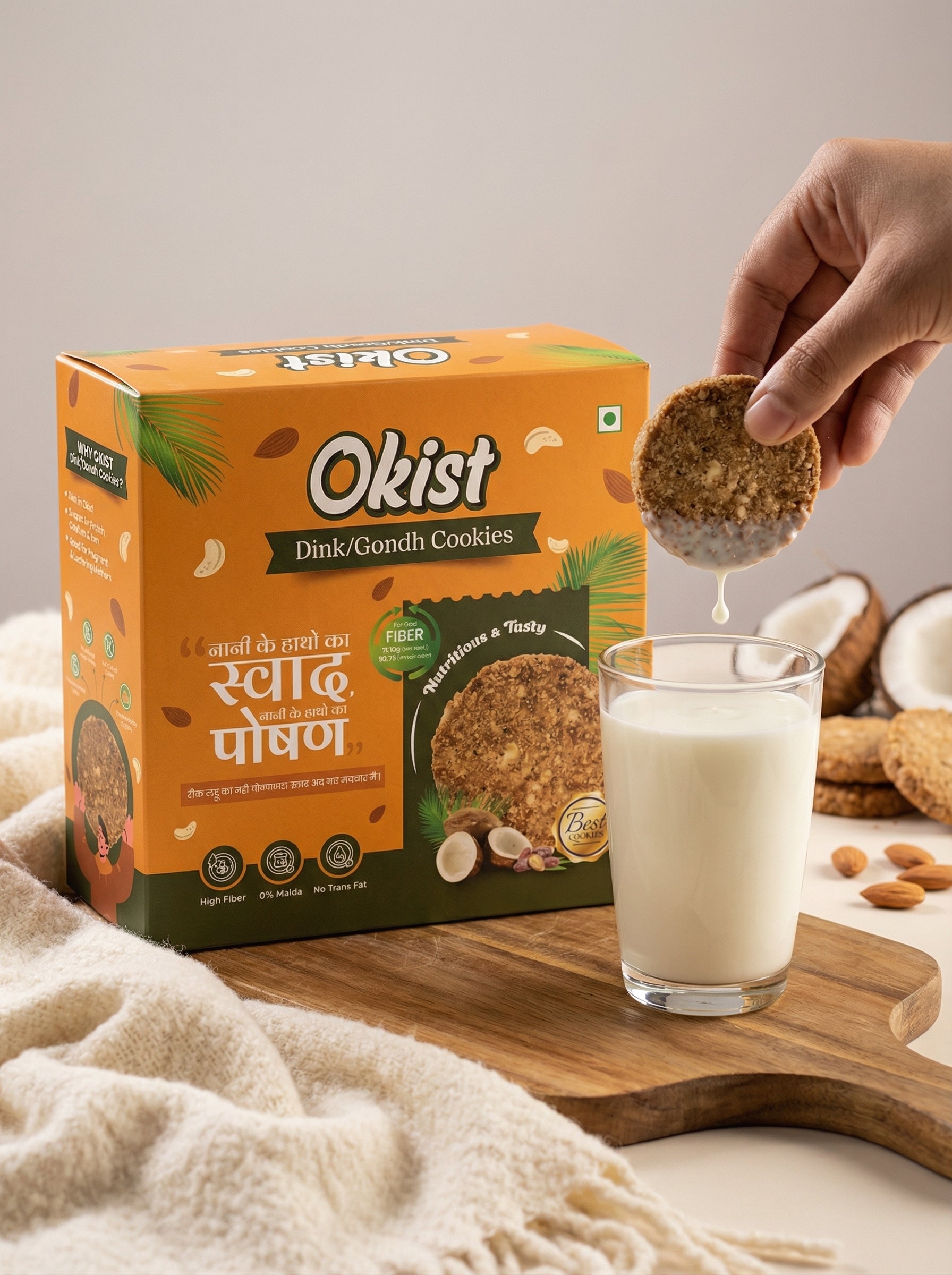 OKIST Dry Fruit Dink Gondh with Methi